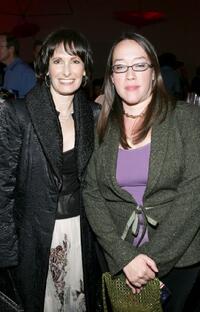 Gale Anne Hurd and Karyn Kusama at the after party of "Aeon Flux."
