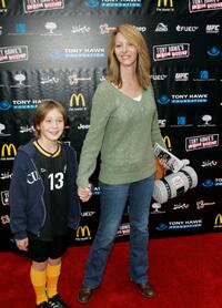 Lisa Kudrow and son Julian at the Stand Up for Skate Parks To Benefit The Tony Hawk Foundation.
