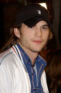 Ashton Kutcher at the premiere of "8 Mile."