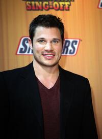 Nick Lachey at the finals of Snickers "Satisfaction Sing-Off" at House of Blues.