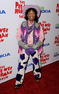 Phil LaMarr at the opening night of "The Pee-wee Herman Show."