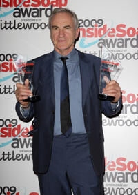 Larry Lamb at the Inside Soap Awards 2009 in England.
