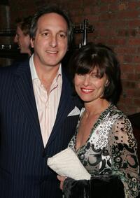 Adrienne Barbeau and her husband at the after party for the opening night of "The Property Known as Garland".