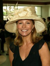 Cheryl Ladd at the 131st Kentucky Derby at Churchill Downs racetrack.