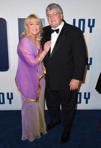 Diane Ladd and Robert Charles Hunter at the New York premiere of "Joy."