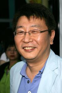 Kwak Kyung-taek at the premiere of "Typhoon" in Los Angeles.