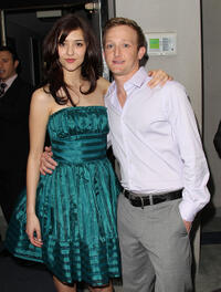 Katie Findlay and Eric Ladin at the California premiere of "The Killing."