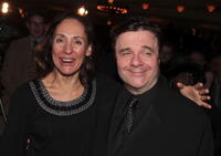 Laurie Metcalf and Nathan Lane at the after party of the opening night of "November."