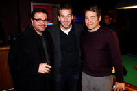 Nathan Lane, Mike Birbiglia and Matthew Broderick at the opening night celebration of "Sleepwalk With Me."