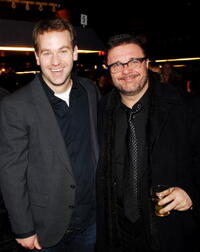 Nathan Lane and Mike Birbiglia at the opening night celebration of "Sleepwalk With Me."