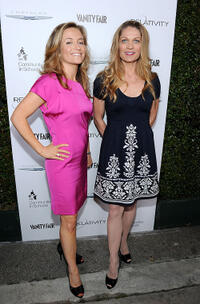 Jenna Lamia and Dendrie Taylor at the Vanity Fair Campaign Hollywood 2011's kick off with Chrysler Celebrating "The Fighter" in California.