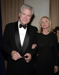 John Larroquette and his wife at the first annual dinner benefitting the "Adopt-A-Minefield" program of the United Nations Association of the USA.