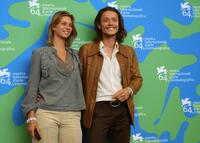 Xavier Lafitte and girlfriend Carolie at the photocall of "Tim En La Ciudad De Sylvia" during the 64th Venice Film Festival.