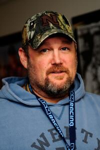 Larry the Cable Guy at the NASCAR Sprint Cup Series Daytona 500.