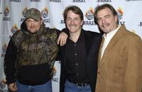 Larry The Cable Guy, Jeff Foxworhty and Bill Engvill at the Comedy Centrals Jeff Foxworthy Roast.