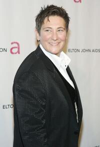 k.d. lang at the Elton John AIDS Foundation's sixth annual benefit "An Enduring Vision."