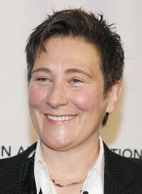 k.d. lang at the Elton John AIDS Foundation's sixth annual benefit "An Enduring Vision."