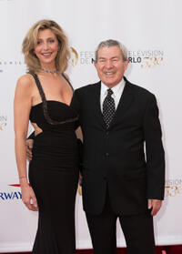 Martin Lamotte and Karine Belly at the opening ceremony of the 53rd Monte Carlo TV Festival.
