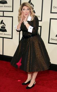 Lisa Lampanelli at the 50th Annual Grammy Awards.