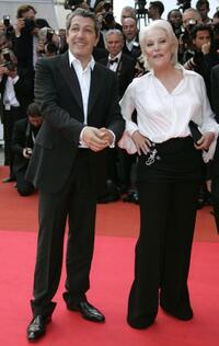 Bernadette Lafont and Alain Chabat at the 60th International Cannes Film Festival.