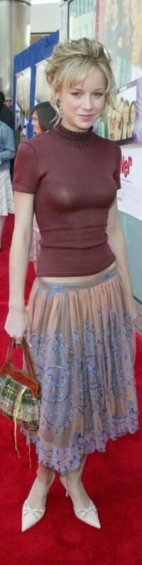 Brie Larson at the premiere of "Sleepover."