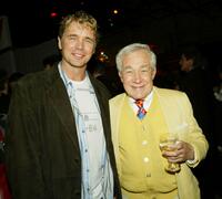 John Schneider and Jack Larson at the Warner Bros. TV and Warner Home Video Celebration of 50 Years of Quality TV.