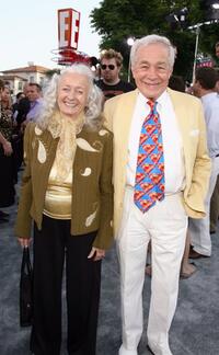 Noel Neill and Jack Larson at the premiere of "Superman Returns."