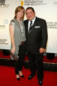 Alden Lovelace and Emeril Lagasse at the 14th Annual Andre Agassi Charitable Foundation's Grand Slam for Children benefit concert.