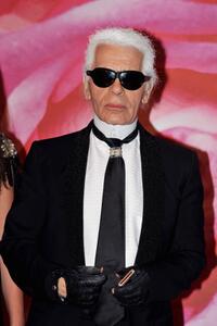 Karl Lagerfeld at the 2008 Monte Carlo Rose Ball "Movida."