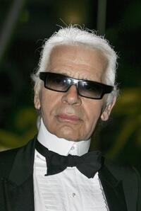 Karl Lagerfeld at the 58th Red Cross Ball.