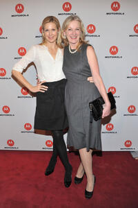 Kelly Rutherford and Caroline Lagerfelt at the Motorola Mobility the launch of DROID RAZR and MOTOACTV in New York.