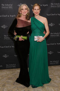Caroline Lagerfelt and Kelly Rutherford at the School of American Ballet Winter Ball 2012.