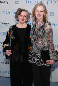 Dana Ivey and Caroline Lagerfelt at the New York premiere of "Frozen Planet."
