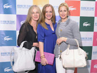 Caroline Lagerfelt, JL Pomeroy and Kelly Rutherford at the East Coast premiere of "Behind The Seams."