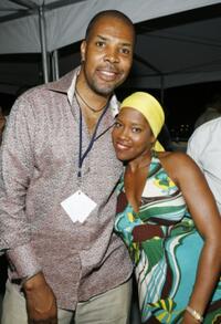 Eriq La Salle and Regina King at the second night of Bermuda Music Festival.