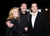 Producer Wendy Finerman, Jeffrey Dean Morgan and Richard LaGravenese at the premiere of "P.S. I Love You."