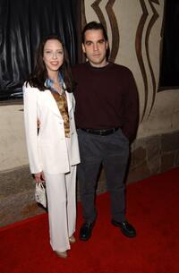 Juliet Landau and her boyfriend Carl Bury at the My-Tee Fashion Show and Summer Party.