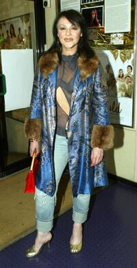 Frances Barber at the London premiere of "Suzie Gold."