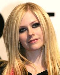 Avril Lavigne at the press conference to promote her new album "The Best Damn Thing."