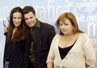 Yael Abecassis, Amos Gitai and Hanna Laslo at the Venice International Film Festival.