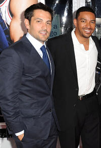 Michael Landes and Laz Alonso at the New York premiere of "Just Wright."