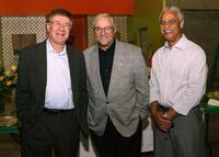 Steve Landesberg, Hal Linden and Ron Glass at the "Barney Miller" television show reunion.