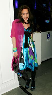 Alexis Arquette at the launch party for MTV Network's LOGO Channel.