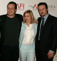 Richmond Arquette, Patricia Arquette and David Arquette at the AFI Associates luncheon.