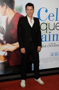 Marc Lavoine at the premiere of "Celle que j'aime."