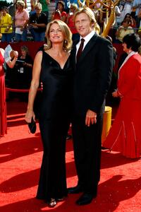 Ann Lembeck and Denis Leary at the 60th Primetime Emmy Awards.