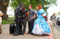 Enchanted Princess (Nicole Parker), Will (Matt Lanter) and Calvin (Gary 'G-Thang' Johnson) in "Disaster Movie."