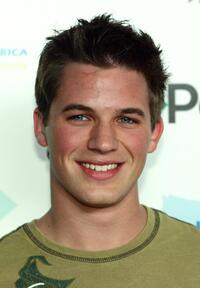 Matt Lanter at the launch of "uBid for Hurricane Relief" charity auction and benefit.