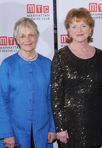 Estelle Parsons and Becky Ann Baker at the opening night party of "Good People" in New York.