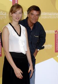 Isild Le Besco and director Benoit Jacquot at the photocall of "L'Intouchable" during the 63rd Venice Film Festival.